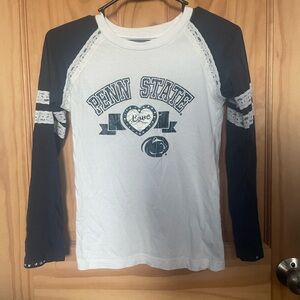 Well Loved Girls Size Large (10/12) Penn State Long Sleeve Shirt.